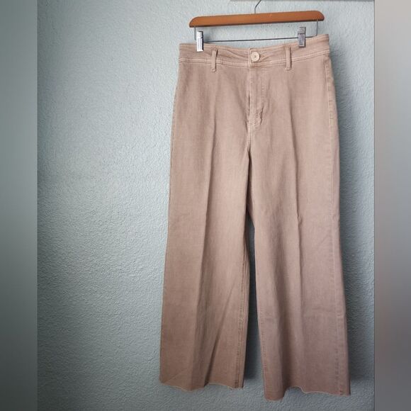 Oat New York Women's Wide-Leg Jeans - Beige New With Tags - Picture 1 of 11